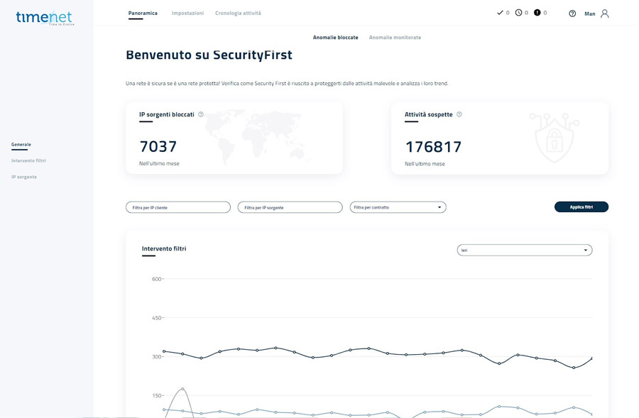 schermata security first