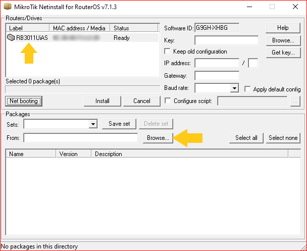 Mikrotik etherboot