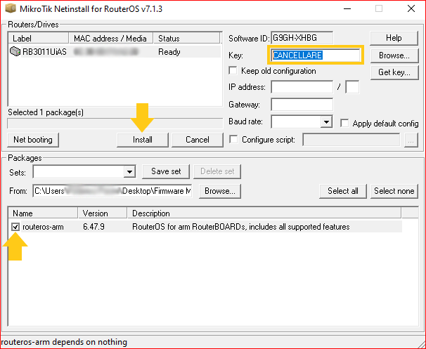 Mikrotik etherboot