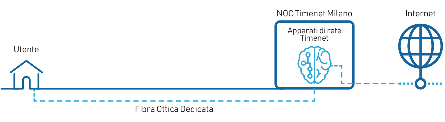 fibra ottica dedicata