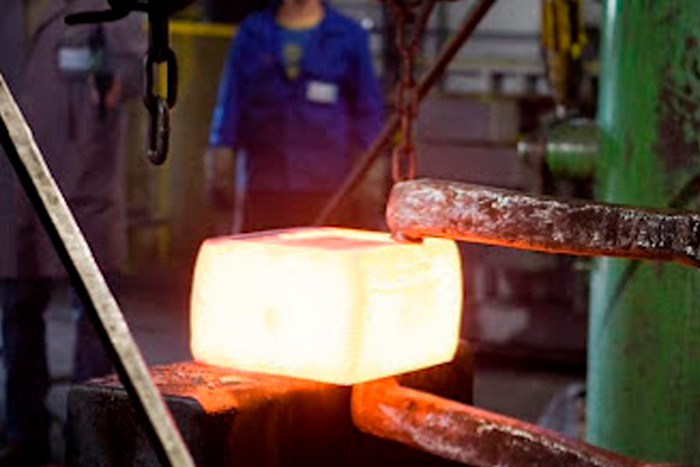 dettaglio fusione acciaio, azienda steel master srl, cliente timenet