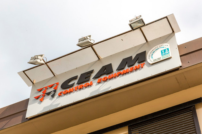 insegna azienda ceam empoli, cliente timenet
