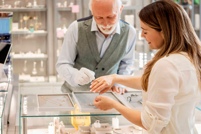 Esempio di contesto gioielleria, brand riservato di un cliente Timenet di retail nazionale