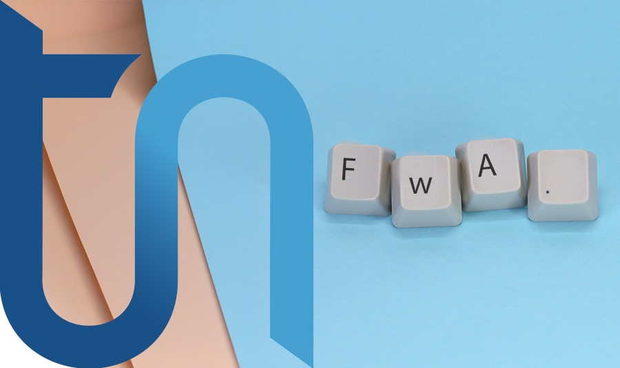 immagine descrittiva con tasti della tastiera con scritto FWA