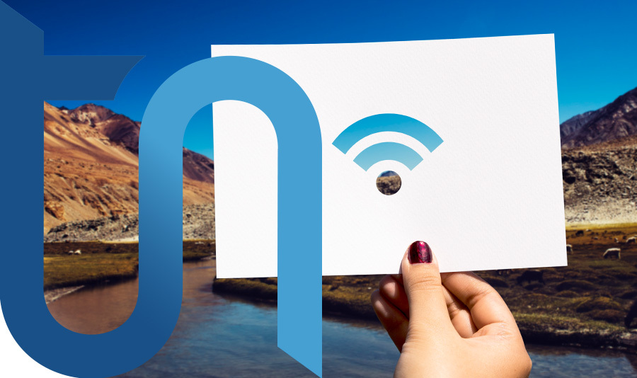 Aree remote azienda alla ricerca della connessione internet