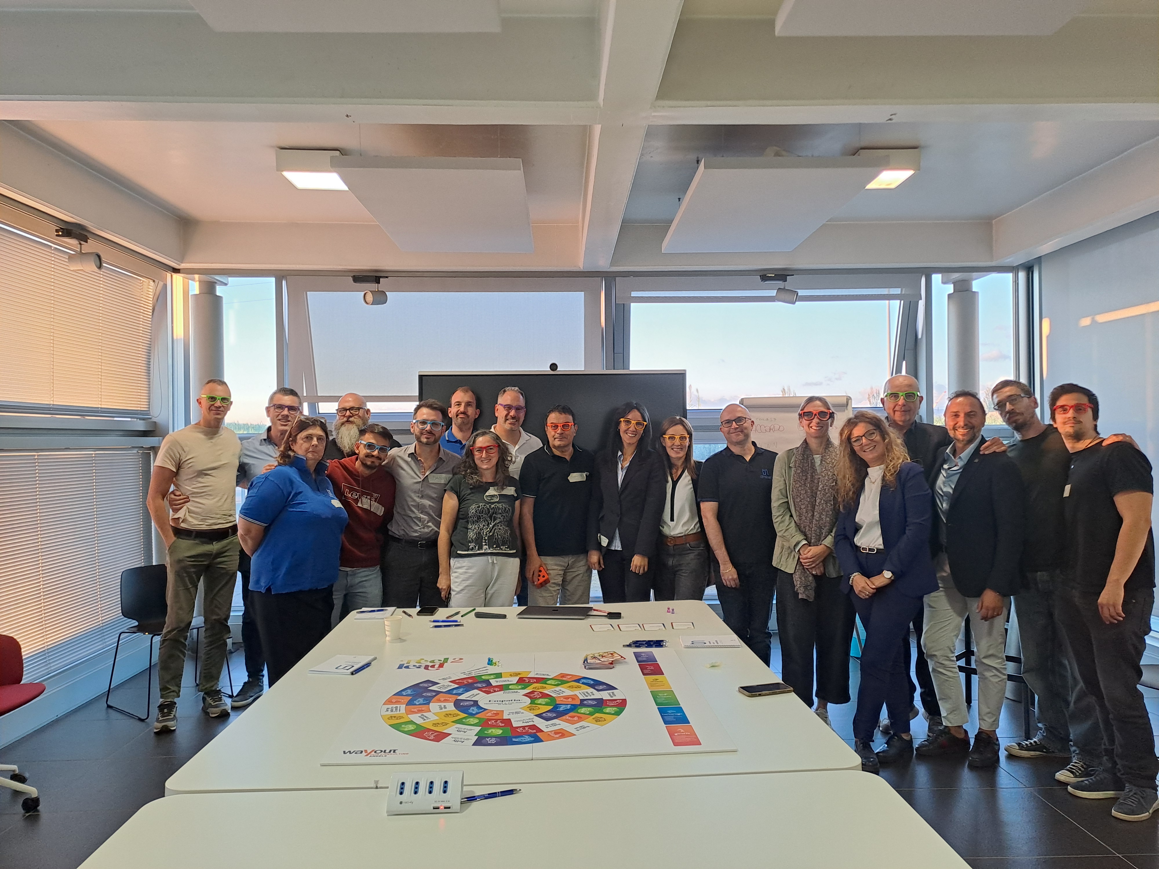 Gruppo timenet durante il business game